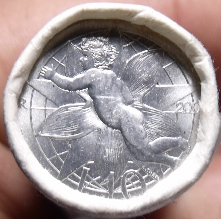 Read more about the article Gem Unc Original Roll (50) San Marino 2000-R 10 Lire Coins~LOVE COIN~Free Ship