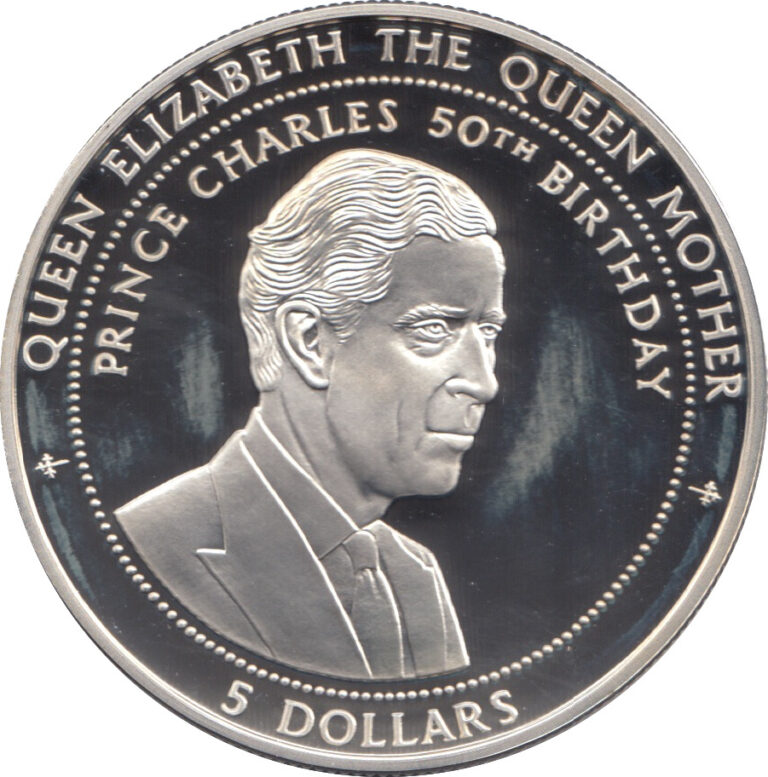 Read more about the article 1998 Silver Proof $5 Samoa Kiribati Coin IN CAPSULE PRINCE CHARLES 50TH BIRTHDAY