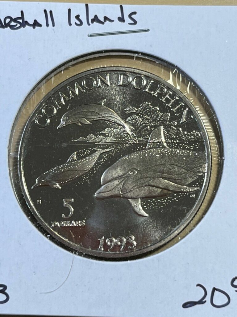 Read more about the article 1993 Marshall Islands $5 Common Dolphin Coin!!