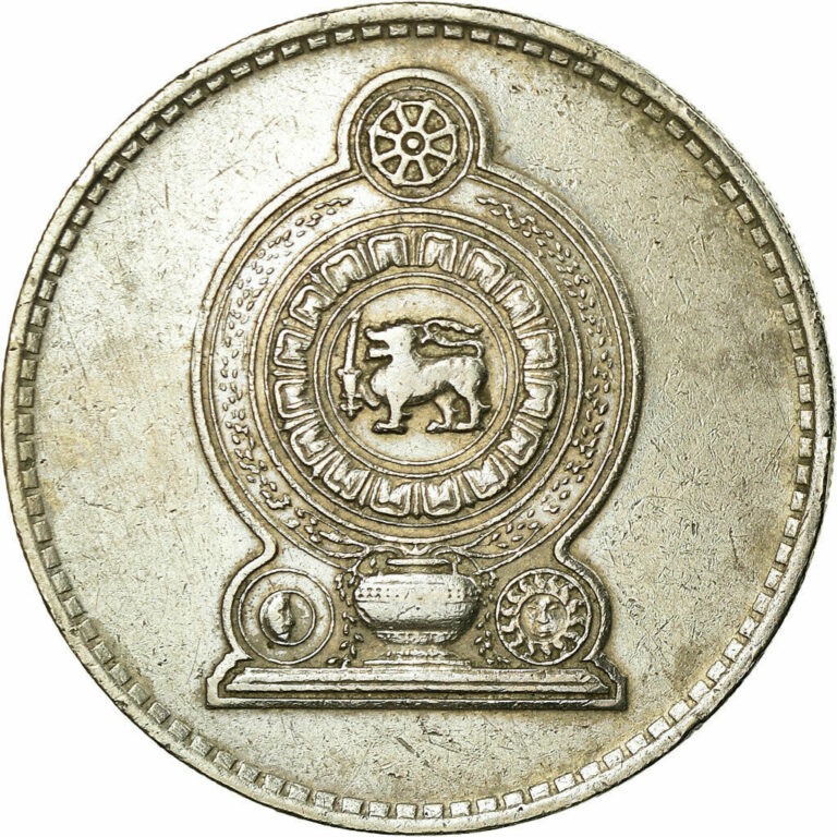 Read more about the article [#678729] Coin  Sri Lanka  2 Rupees  1996  EF(40-45)  Copper-nickel  KM:147