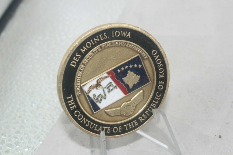 Read more about the article Iowa National Guard BG(R) Counsul General Xhavit Gashi Kosovo Challenge Coin