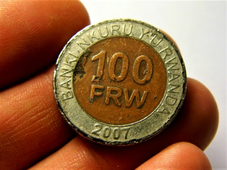 Read more about the article Rwanda 100 francs 2007 year collectible coin money for collection #286