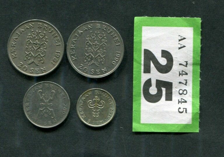 Read more about the article Set of 4 coins of   Brunei