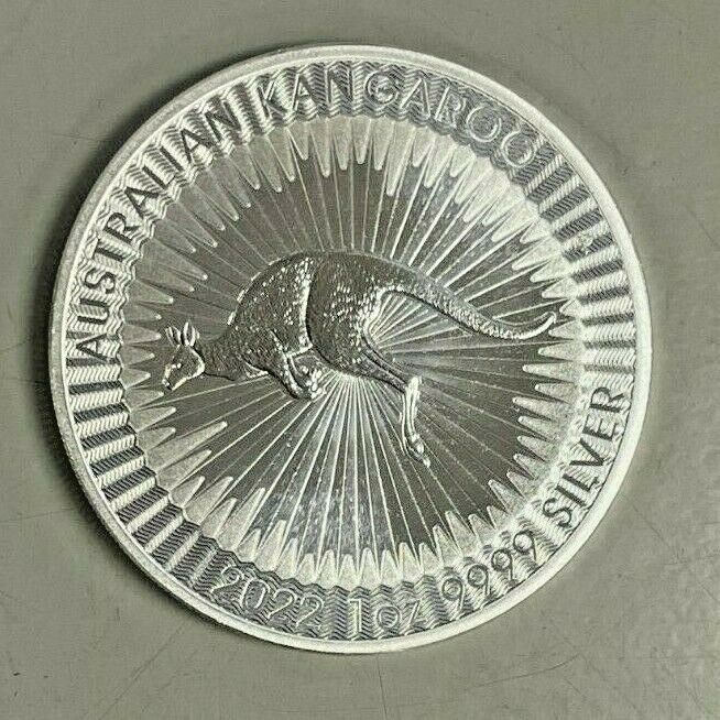 Read more about the article 2022 Silver $1 Australia 1 Troy Oz .9999 Fine Silver Perth Kangaroo Coin