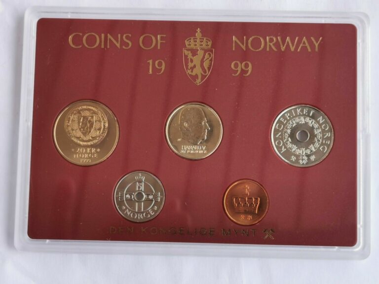 Read more about the article Coins of Norway 1999  Mint set Of 5 Coins UNC