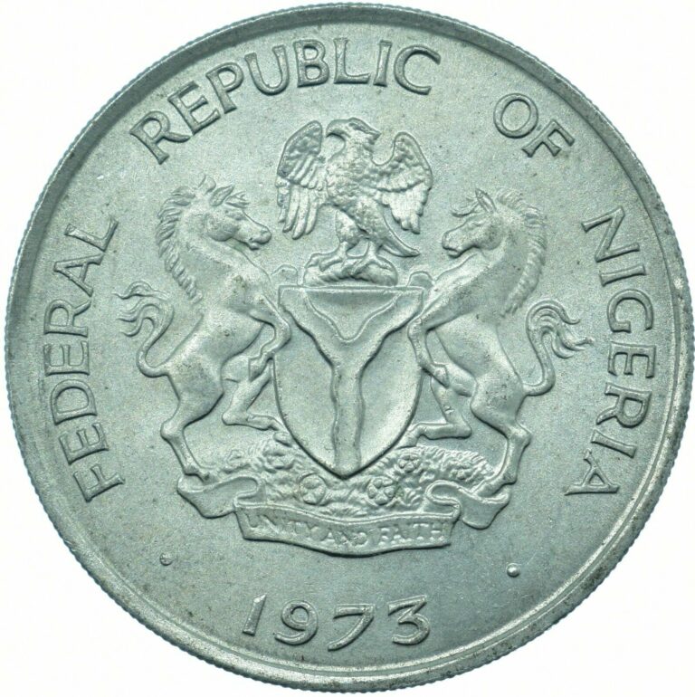 Read more about the article COIN / NIGERIA / 10 KOBO 1973 UNC     #WT23620