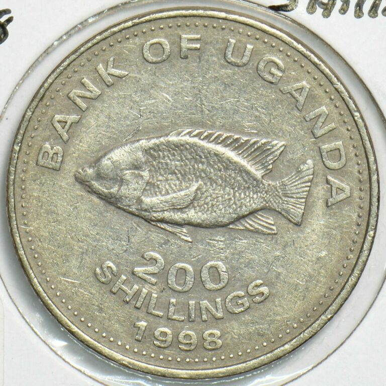 Read more about the article Uganda 1998 200 Shillings Cichlid fish animal 904132 combine shipping