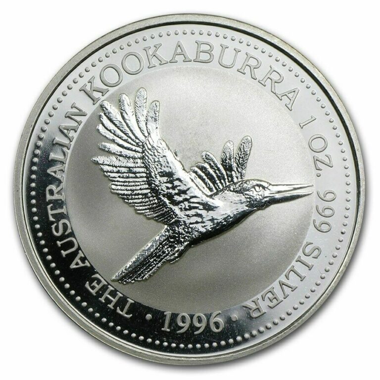 Read more about the article 1996 Australia Kookaburra 1 oz silver