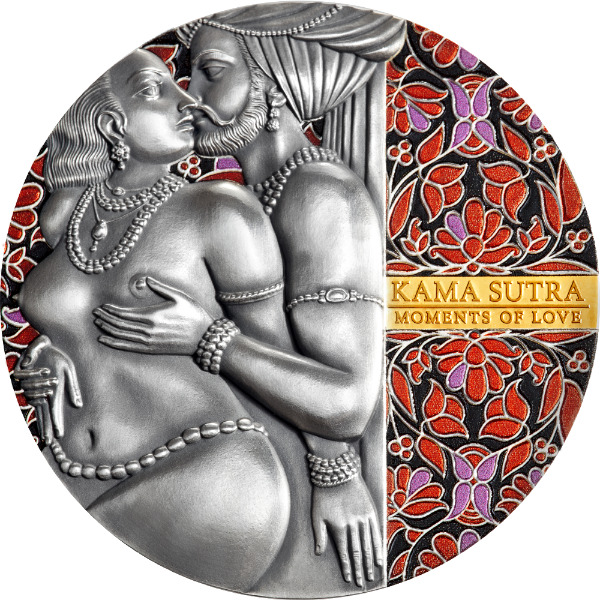 Read more about the article Kama Sutra II Moments of Love 3 oz Antique finish Silver Coin CFA Cameroon 2020