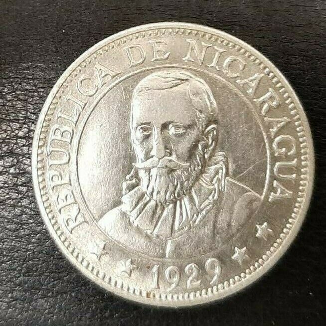 Read more about the article 1929 NICARAGUA 50 CENTAVO  SILVER VERY  NICE  CONDITION NO RESERVE!