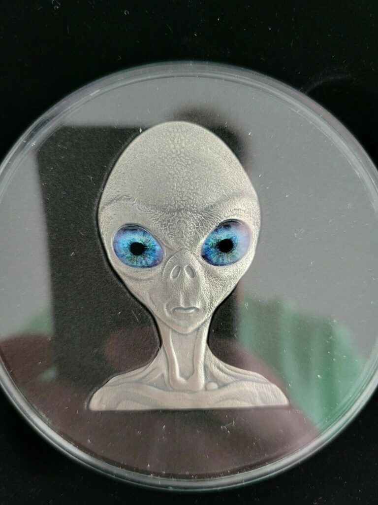Read more about the article Burkina Faso 2017 1000 Francs Roswell UFO Incident Set Silver Coins