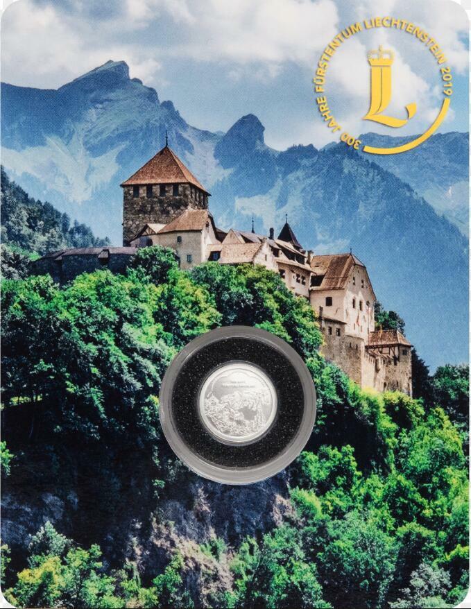 Read more about the article Liechtenstein 2019 300th Anniversary of Duchy Silver Medal Coin Proof