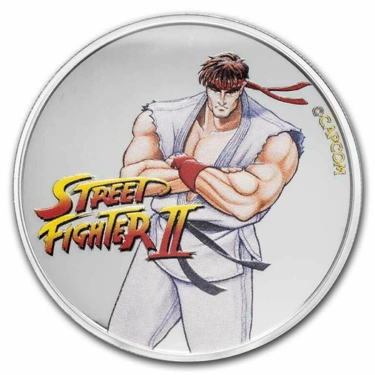 Read more about the article 2021 Fiji 1 oz Silver Street Fighter II 30th Anniversary: Ryu – SKU#243388