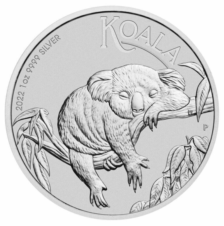 Read more about the article 2022 P Australia 1 oz Silver Koala $1 Coin GEM BU SKU66560 PRESALE