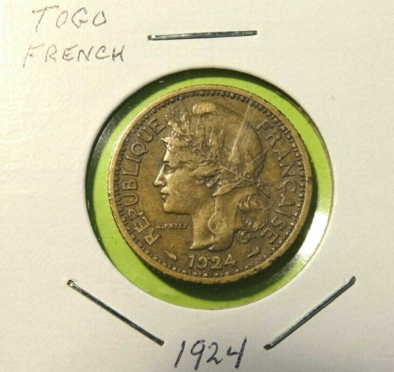 Read more about the article 1924 TOGO (French) One Franc world coin