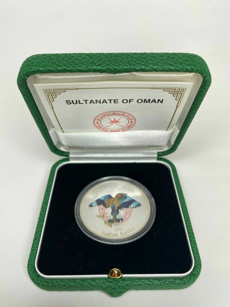 Read more about the article 2009 Oman Birds Collection Indian Roller Silver Commemorative Coin COA
