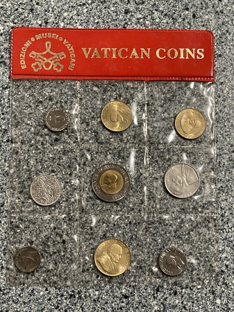 Read more about the article Vintage 1991 Vatican City Coins Edizioni Musei Vaticani Pope Saint John Paul II