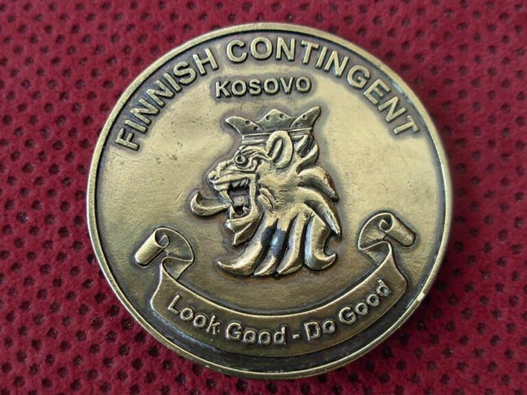 Read more about the article FINLAND – KFOR – FINNISH CONTIGENT KOSOVO – LOOK GOOD – DO GOOD – COIN