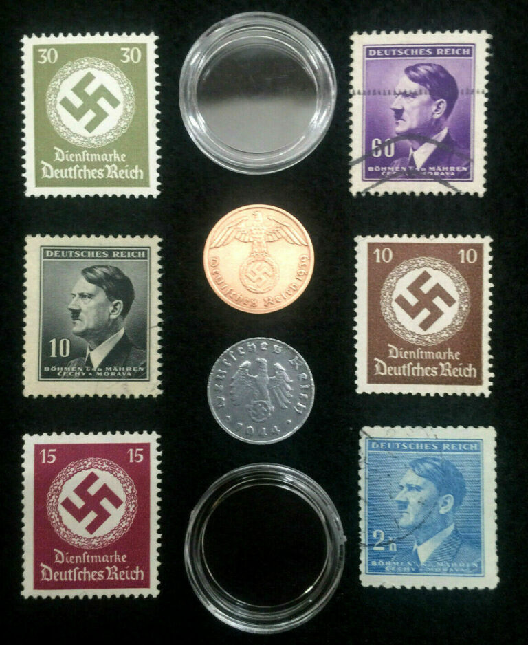 Read more about the article Rare WW2 German Coins and Stamps Set Of Historical Artifacts – Collectors Set