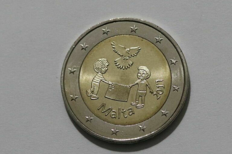 Read more about the article MALTA 2 Euro Commemorative Coin Malta 2017 Peace B41 YD26