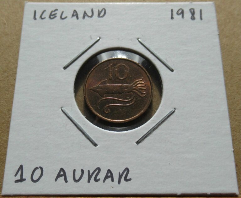 Read more about the article Iceland 10 Aurar 1981 Coin in 2×2 Flip B0208