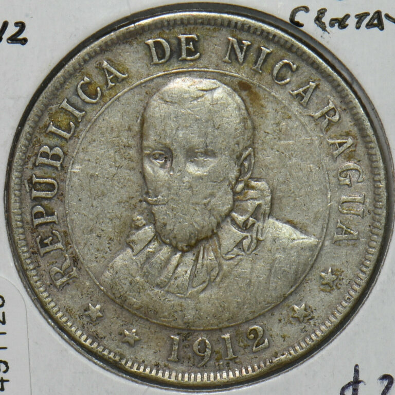 Read more about the article Nicaragua 1912 50 Centavos 491120 combine shipping