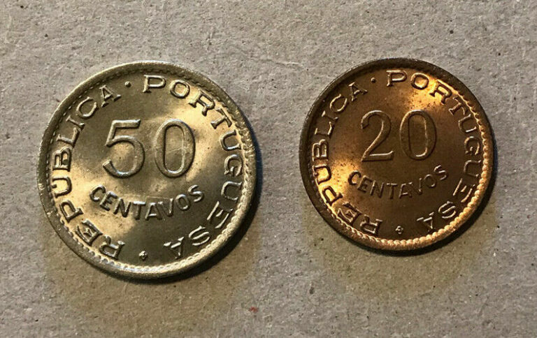 Read more about the article Angola – (2) Very Nice Coins (1948 and 1950)