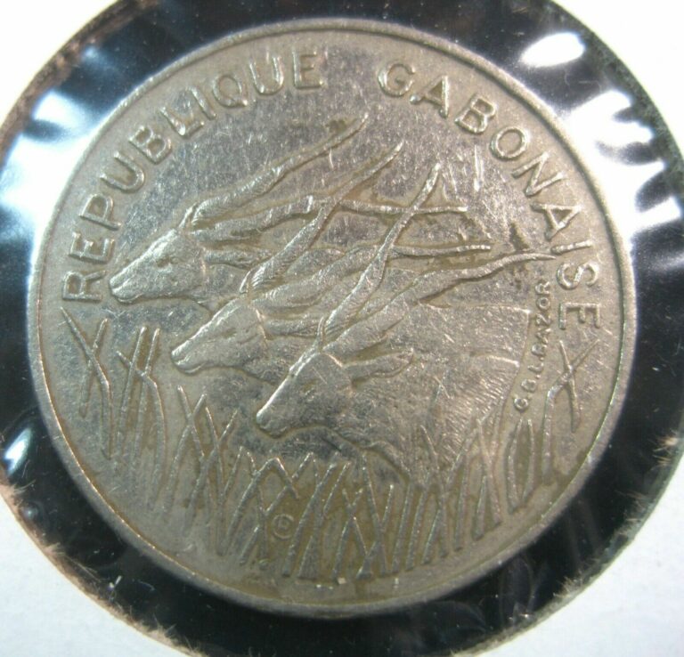 Read more about the article GABON 100 Francs 1975 Gabonaise ETAT Nice m7654# Money Coin