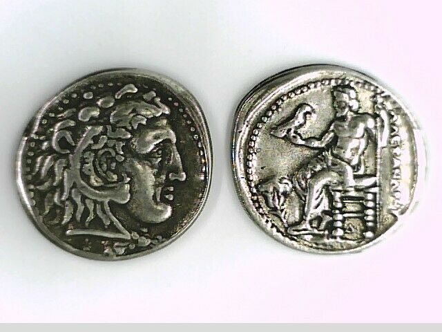 Read more about the article Greece Greek Macedon Macedonia Alexander The Great Memphis Egypt coin Xmas Gift