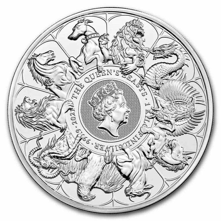 Read more about the article 2021 Great Britain kilo Silver Queen’s Beasts Collector Coin – SKU#232035
