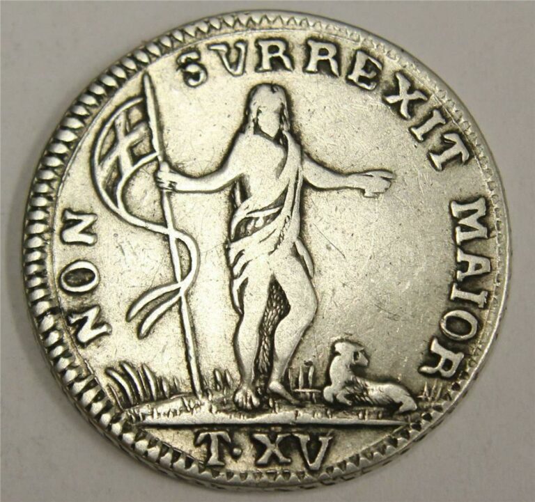 Read more about the article 1756 Malta 15 Tari silver coin John the Baptist KM252 VF