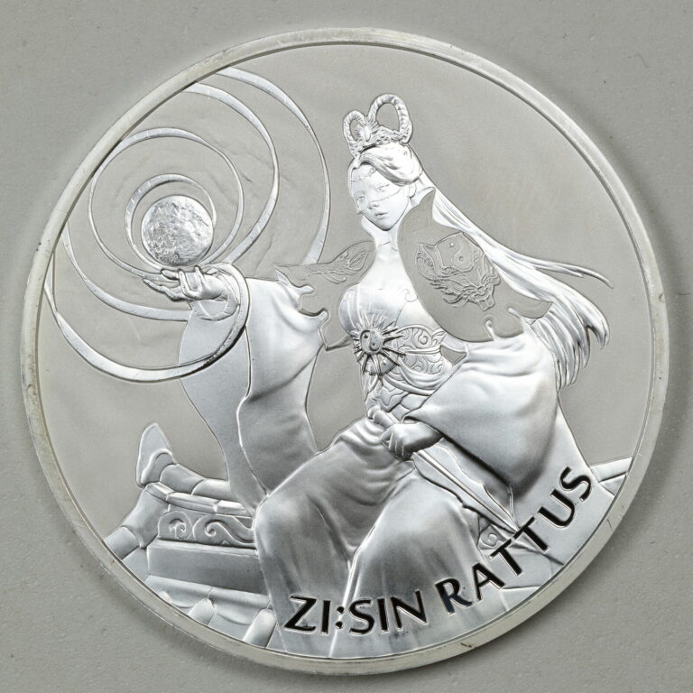 Read more about the article South Korea 2020 ZI:SIN Rattus .999 1 oz Silver Clay Bullion Komsco BU