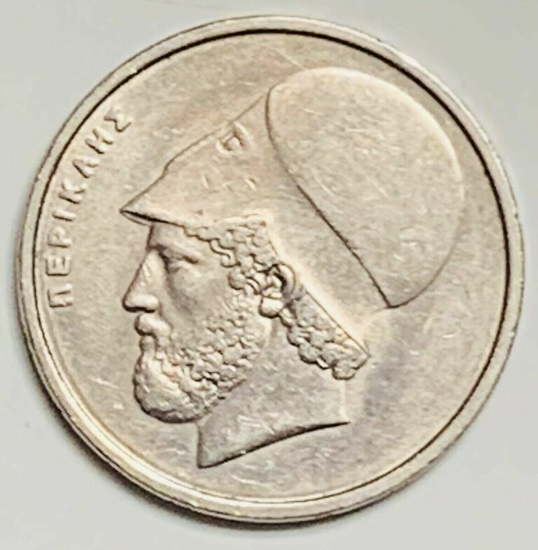 Read more about the article 1984 Greece 20 Drachmes KM# 133 Circulated Condition 