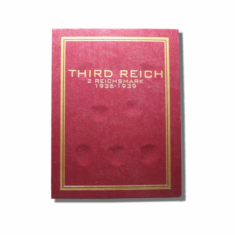 Read more about the article Third Reich Silver 2 Reichsmark 1936-1939 Coin Folder Flat Opening Album