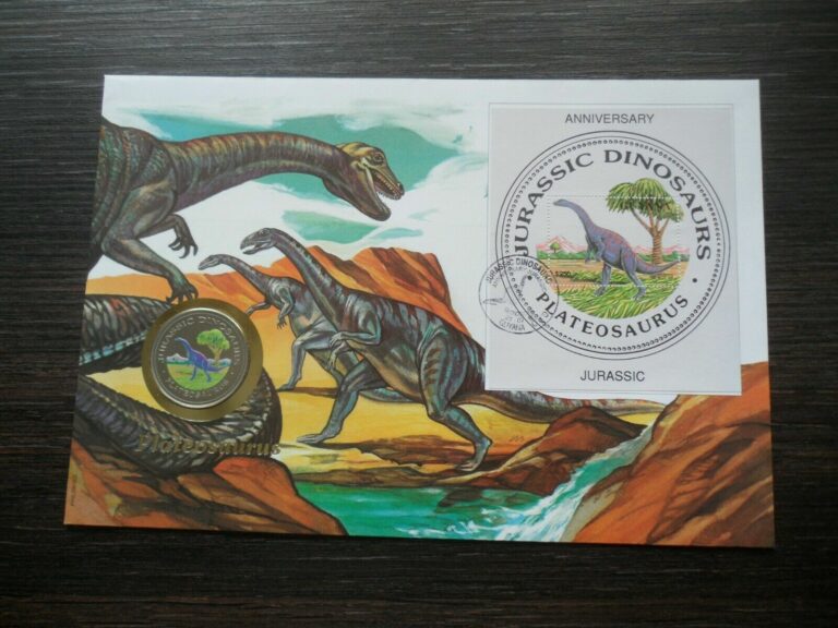 Read more about the article Equatorial Guinea 1000 Francs 1993 Jurassic Dinosaurs – Plateosaurus