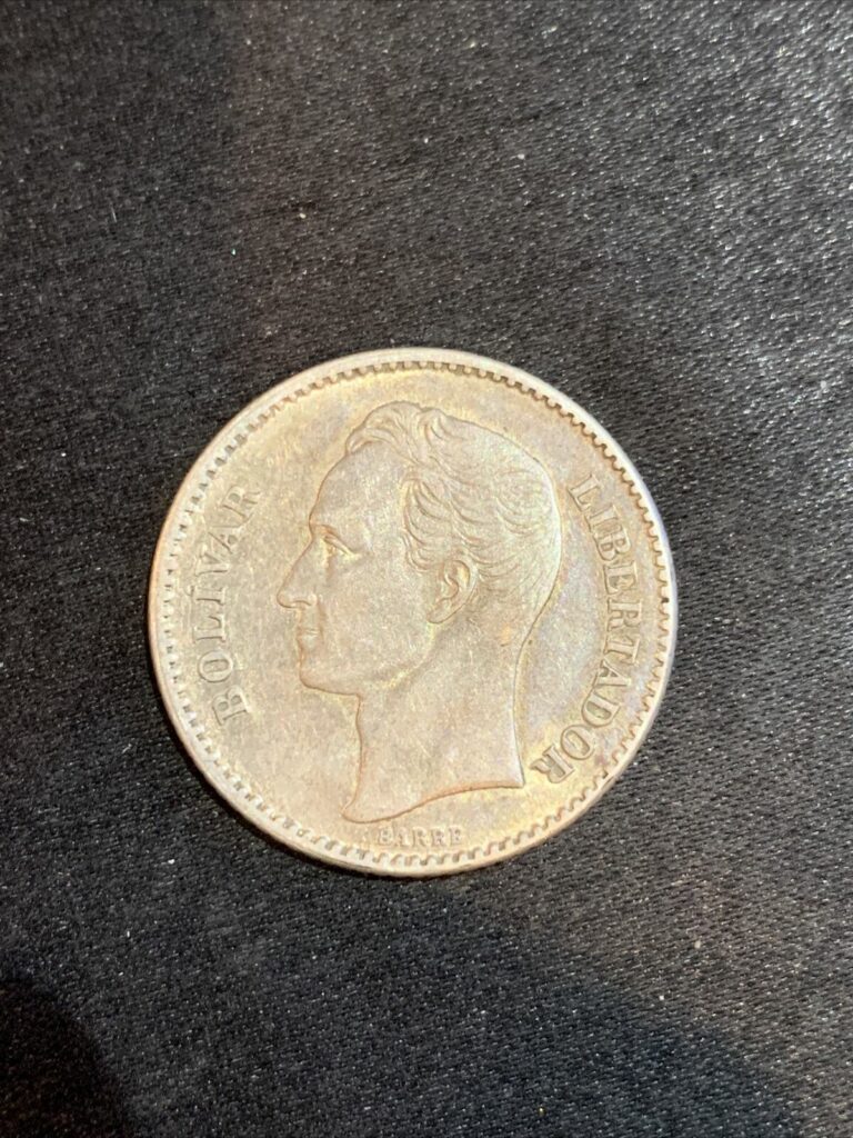 Read more about the article 1919 Venezuela 1 Bolivar Silver Coin
