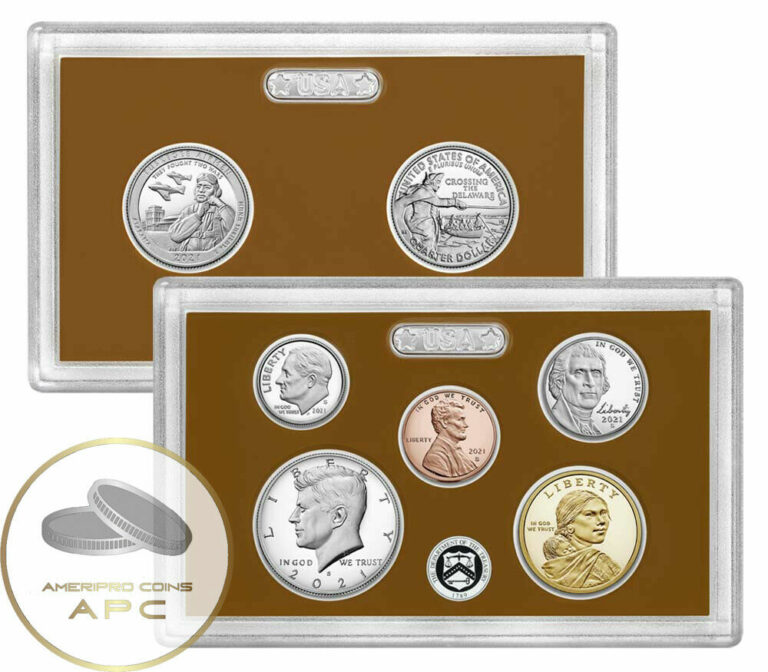 Read more about the article 2021 S United States Mint Proof Set US Uncirculated Slabbed New in Box 7 Coins