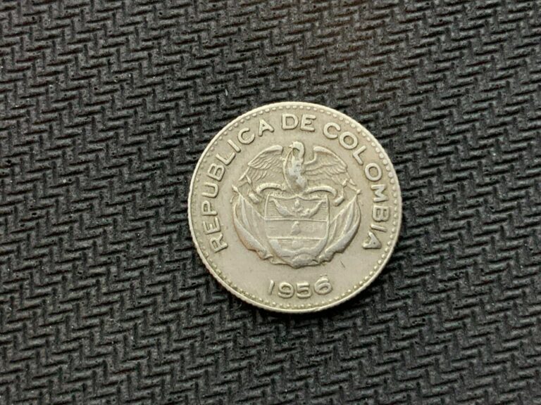 Read more about the article 1956 Colombia 10 Centavos Coin XF  ( No Mintmark ) World Coin    #B855