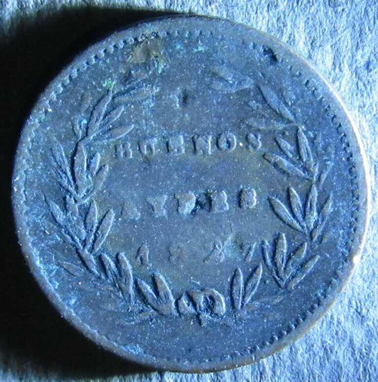 Read more about the article Argentina Buenos Aires 1827 5/10 Real coin