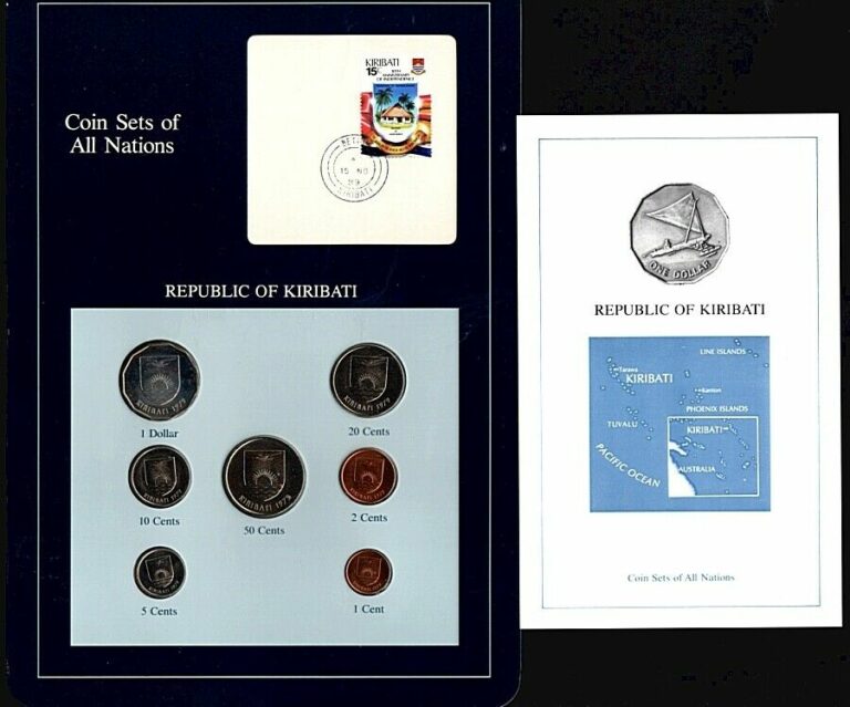Read more about the article 1979 Coin Sets of All Nations Republic of Kiribati 7 Coins Franklin Mint UNC