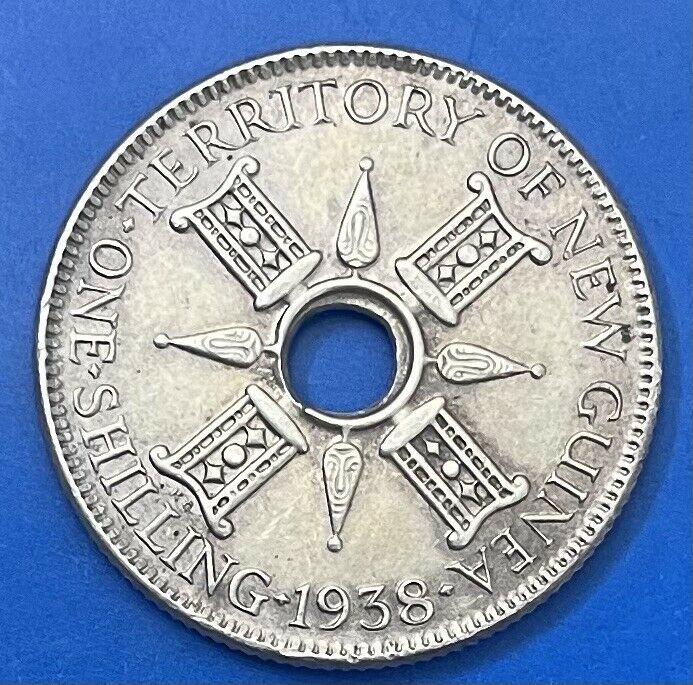 Read more about the article 1938 Papua New Guinea Shilling.. 92.5% Silver Coin