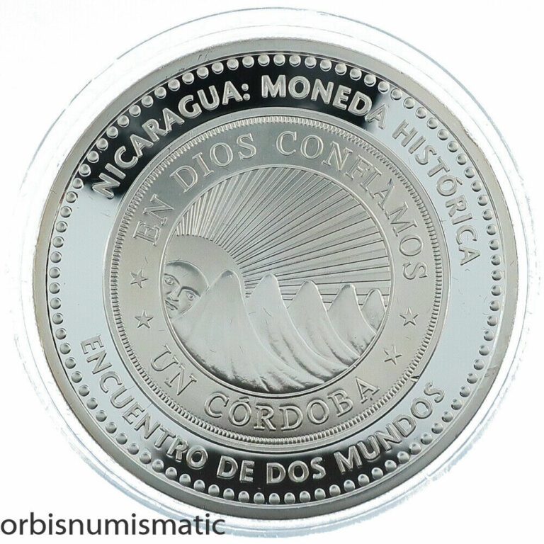 Read more about the article NICARAGUA 10 CORDOBAS 2010 HISTORICAL COINS CORDOBA 1912 RARE SILVER PROOF ZG119