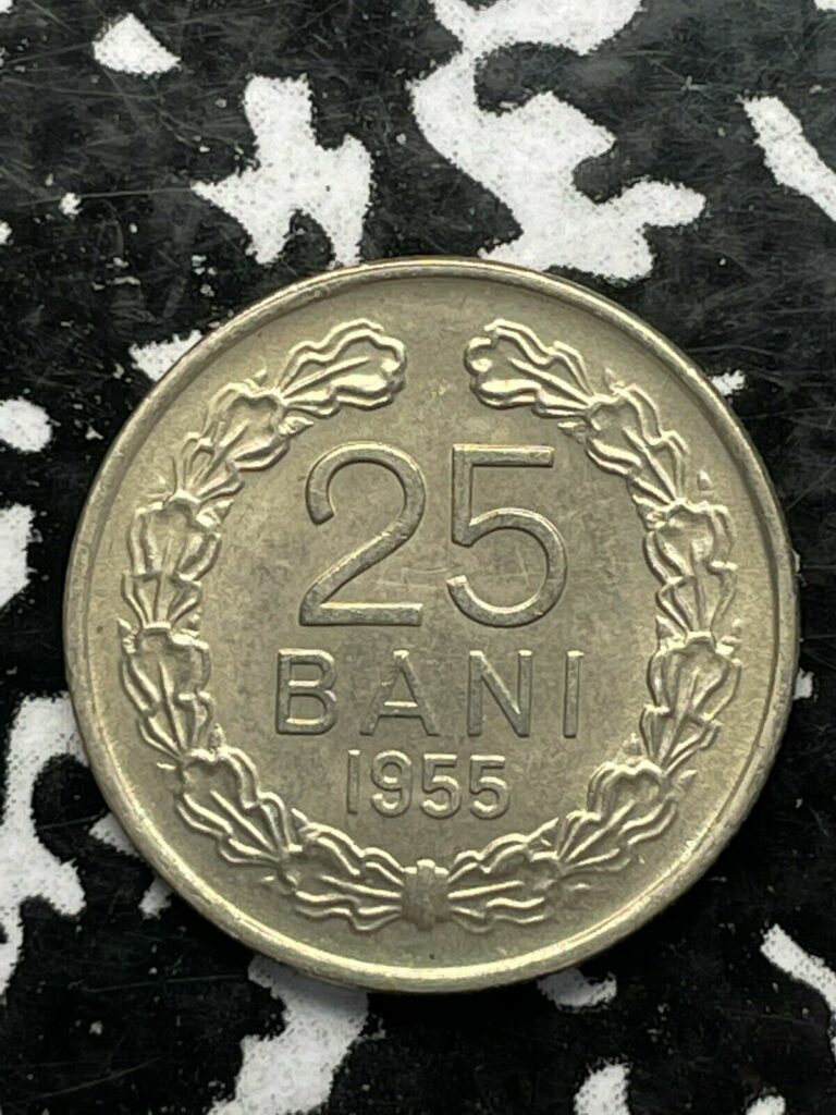 Read more about the article 1955 Romania 25 Bani Lot#X8788 High Grade! Beautiful!