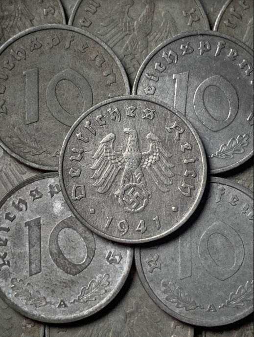 Read more about the article 1 Original Nazi German WW2 Coin – 10 Reichspfennig Zinc – Buy 3 Get 1 FREE!