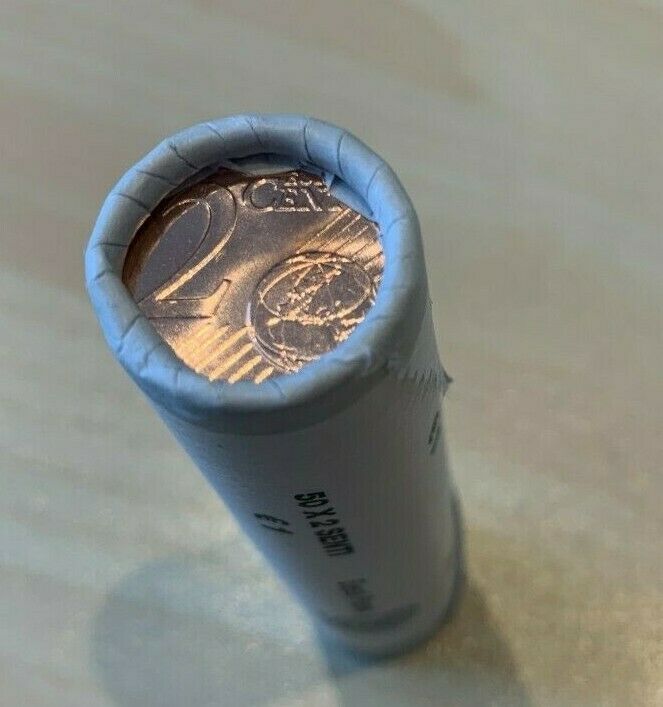 Read more about the article Estonia 2020 2 cent UNC BLIND Mint Coin Roll. 50 coins x 2 eurocent. KM# 62.