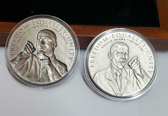 Read more about the article President Barack Obama and Dr. Martin Luther King  Jr. 2009 Palau Ag 2 Coin Set