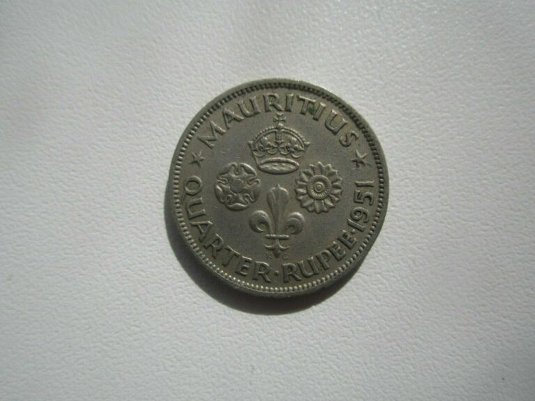 Read more about the article 1951 MAURITIUS QUARTER 1/4 RUPEE