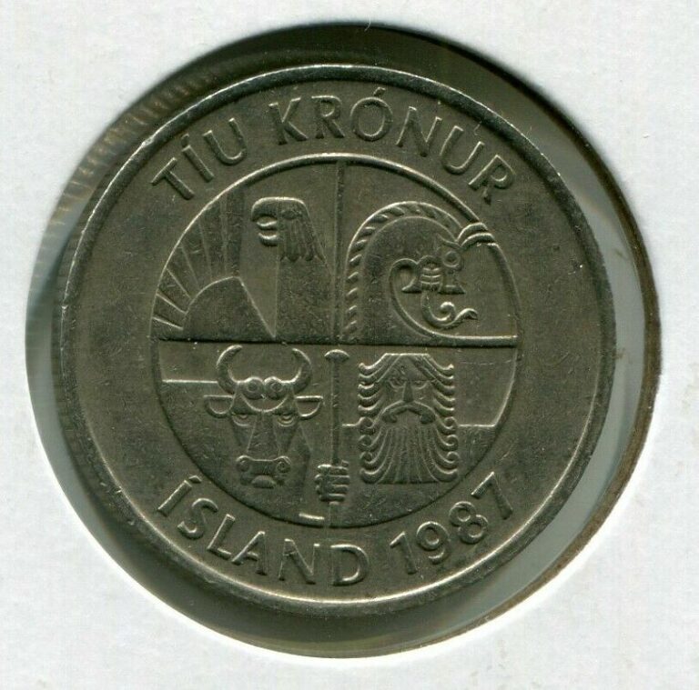 Read more about the article Foreign Coin – Iceland – Ten Kronur 1987