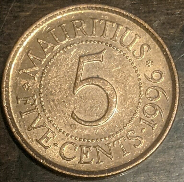 Read more about the article Mauritius 5 Cents 1996 Coin