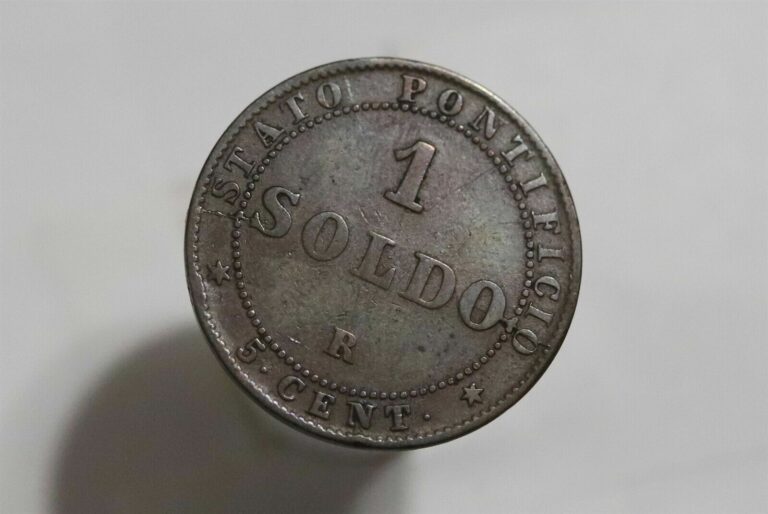 Read more about the article Vatican City  1867 R  One Soldo Coin B43 #8568